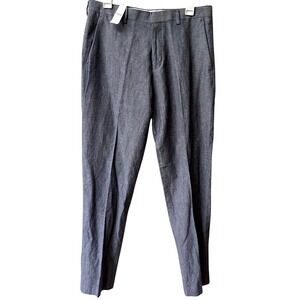 J Crew Ludlow Modern Slim Fit Suit Pant Mens W31 L32 Deep Water Blue Gray NWT